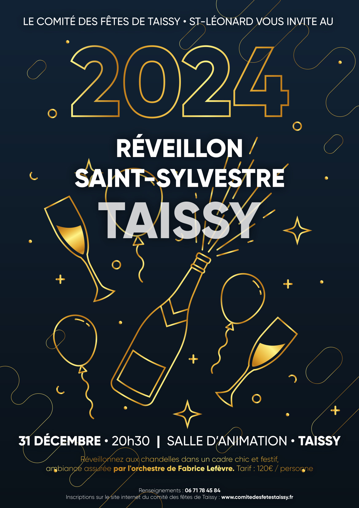 Affiche Saint Sylvestre 2023