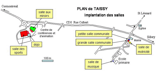 Accès aux salles